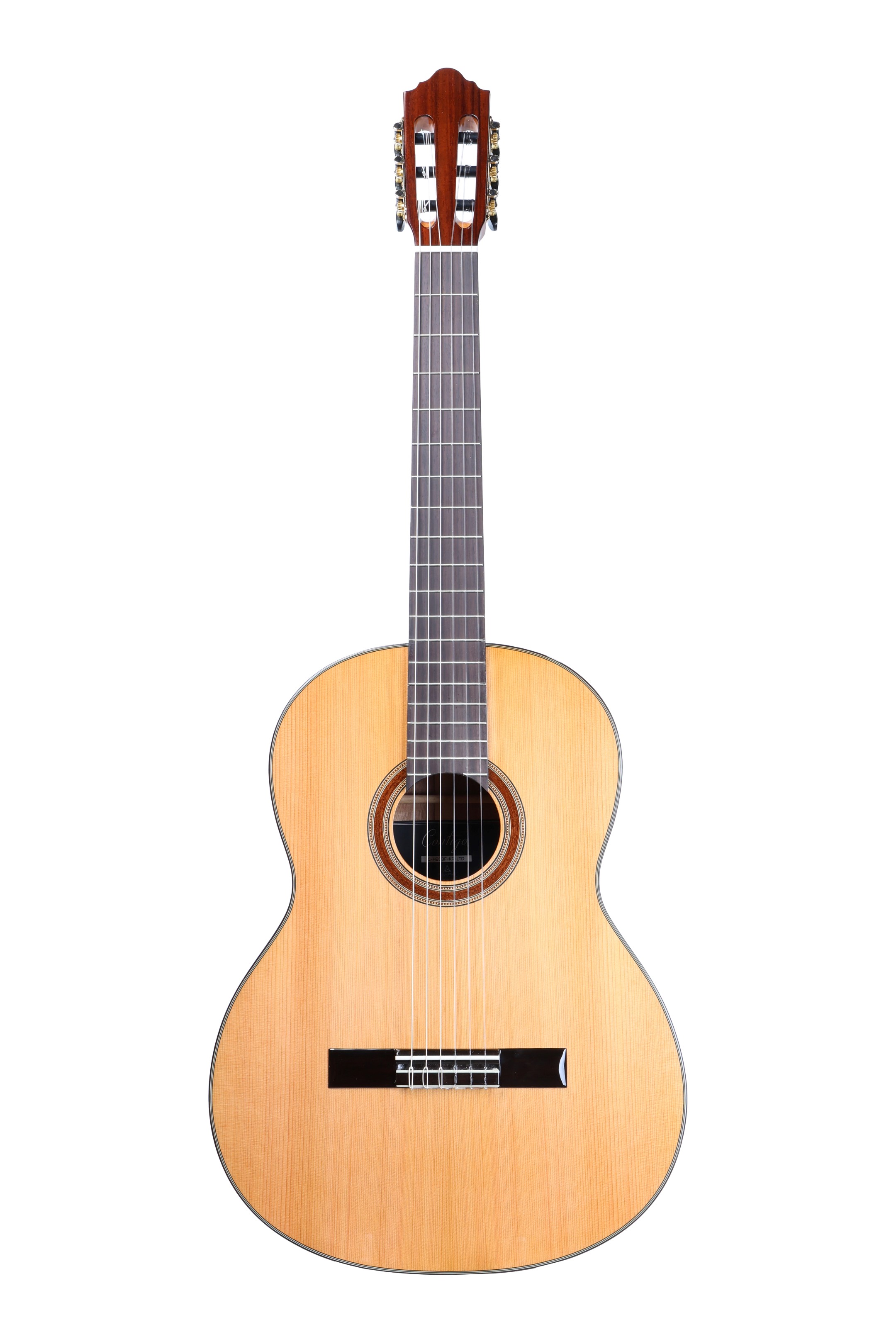 Contigo Konzertgitarre, hochglanz - Karin Rost Rosette, C-H-203F-KR-LTD