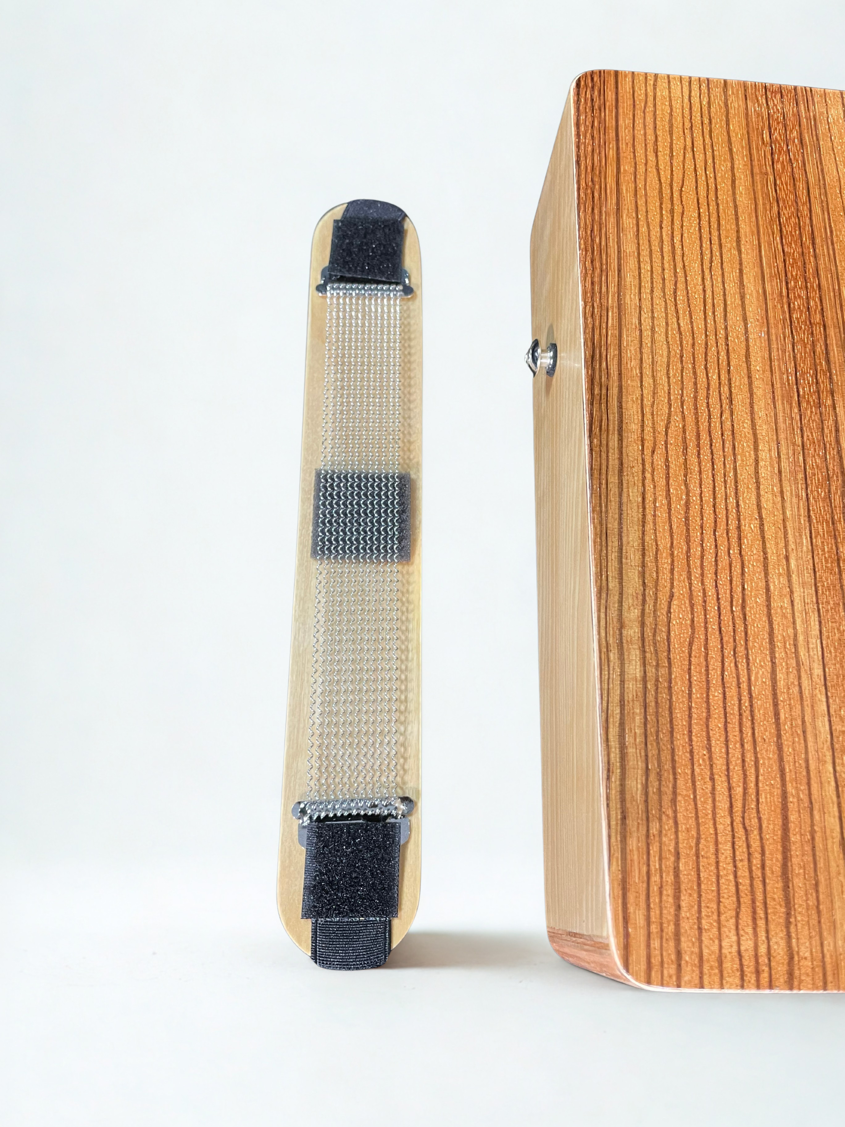 U-Turn Travel Cajon 30x30 Maple & Zebrawood