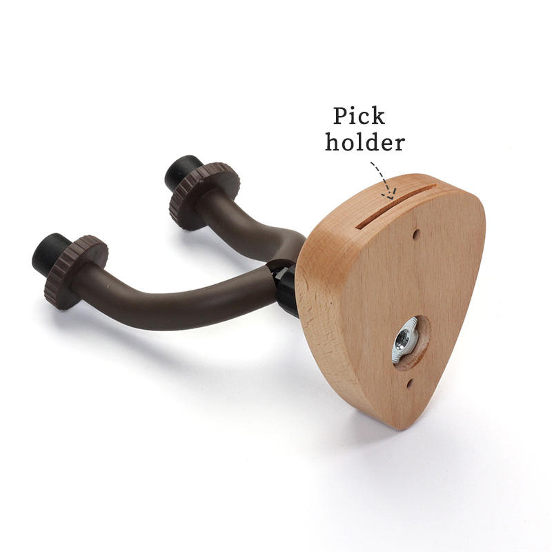 Wandhalter in Plektrumform für Gitarre & Ukulele 