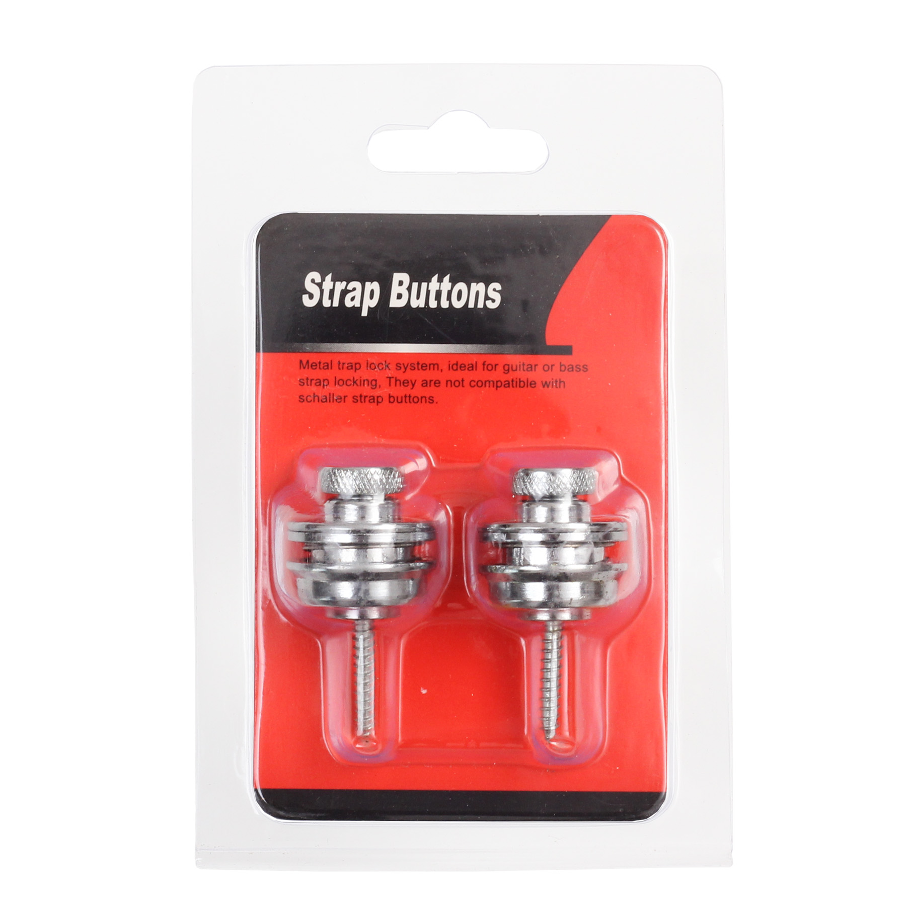 Guitar lock pins, silber