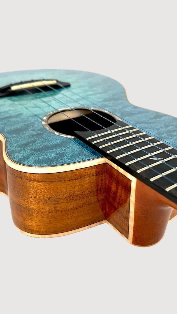aNueNue UT188MB Feather Series – Premium Tenor Ukulele mit Double-Top und 5A Taiwan Koa