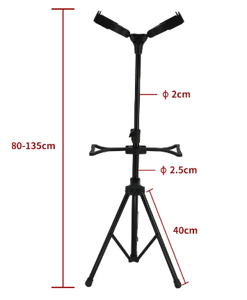 Gitarrenständer Autolock, AUTO-2 für 2 Instrumente