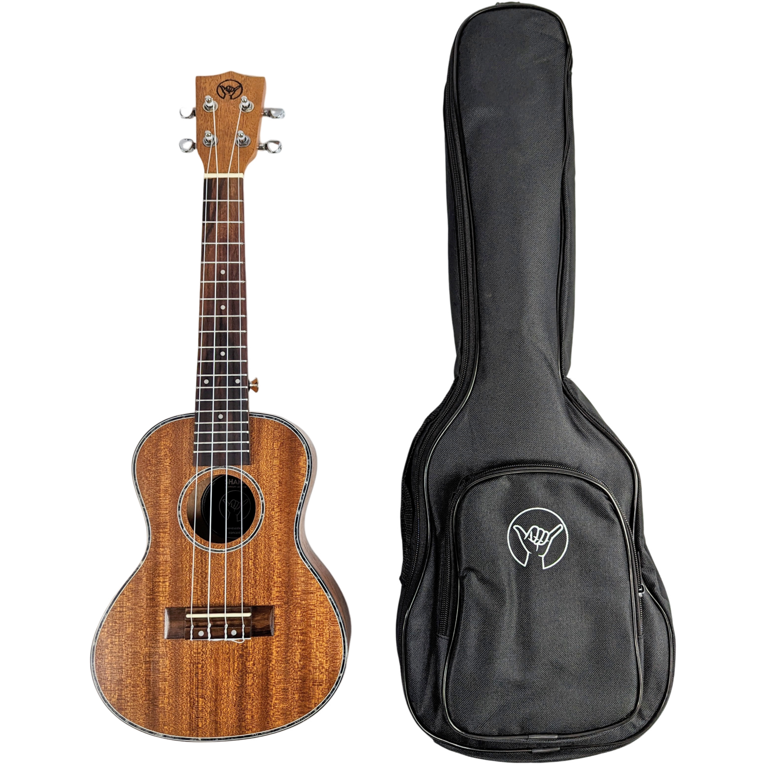 Shaka Tenor Ukulele Waveseeker Mahagoni inkl. Tasche 