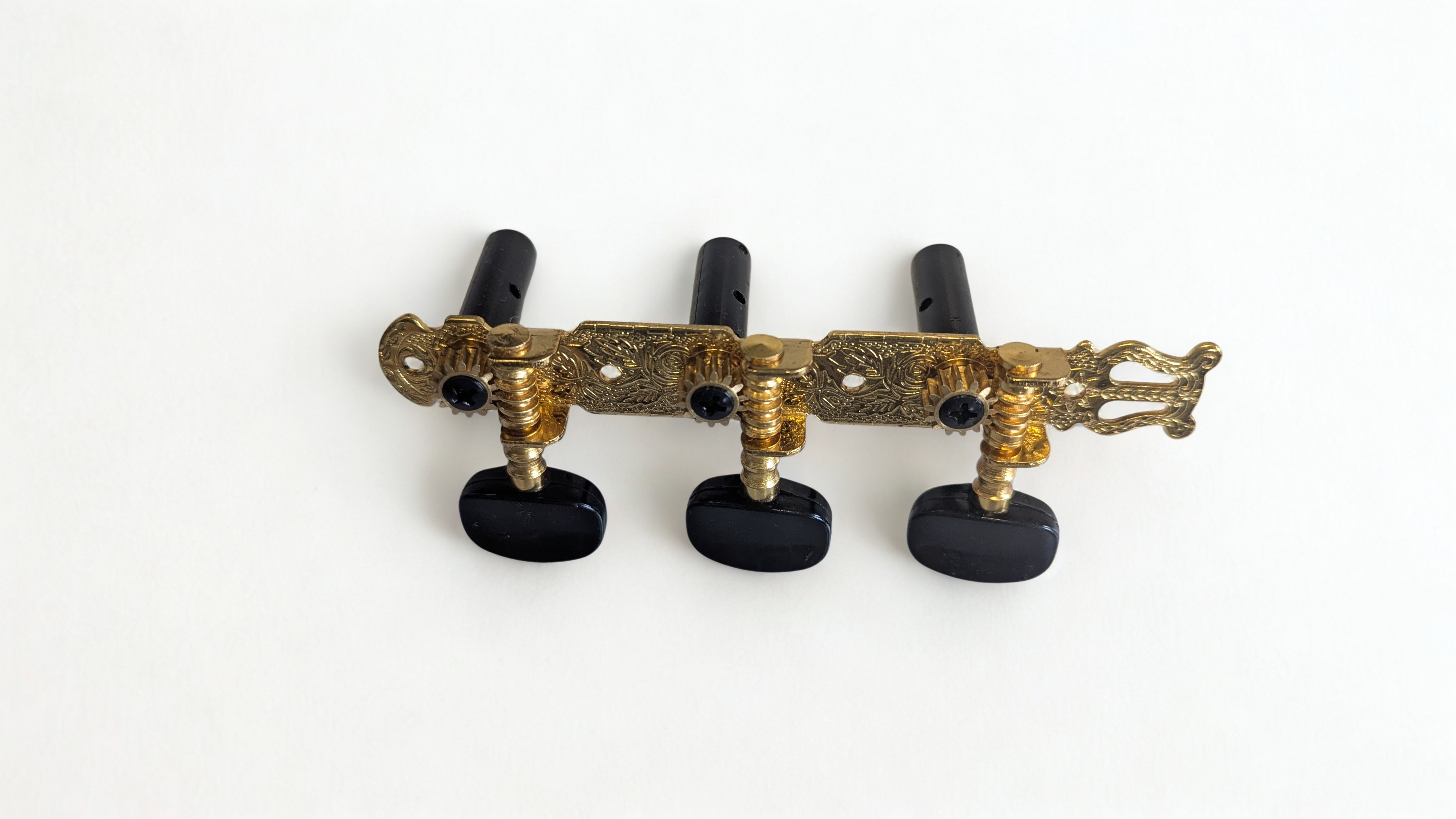 AG302 Stimmmechanik für Konzertgitarre Gold/Schwarz – Klassikgitarrenmechanik 3+3
