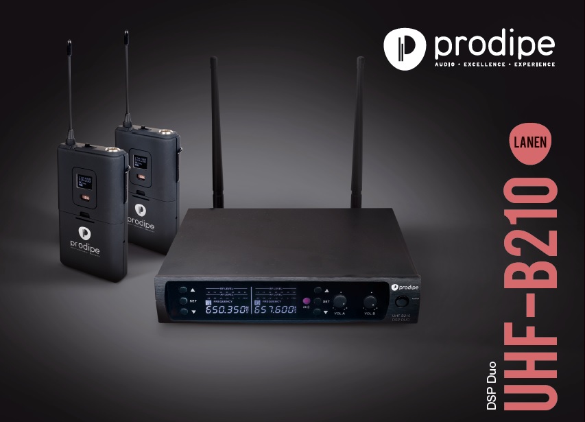 Prodipe Audio UHF B210, DSP Duo