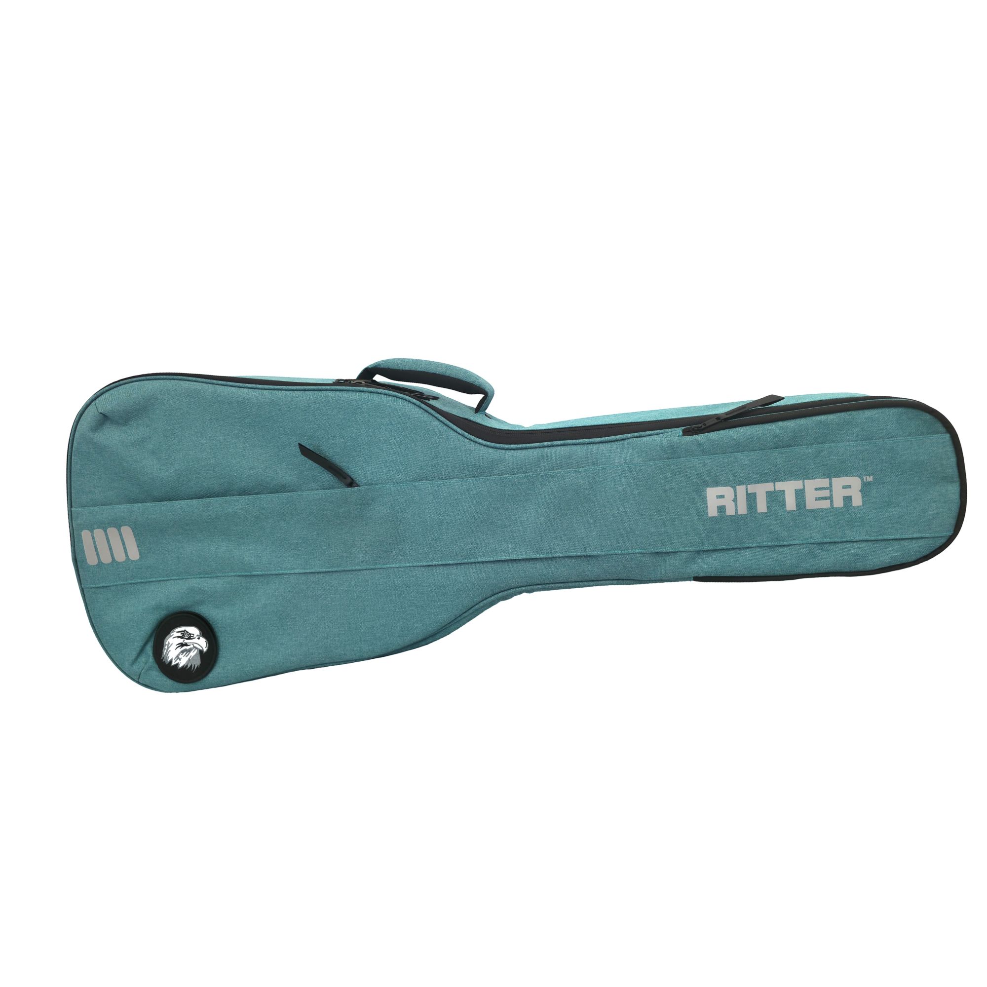 Ritter Gigbag Bern Classical 1/2 Guitar, Aqua Green