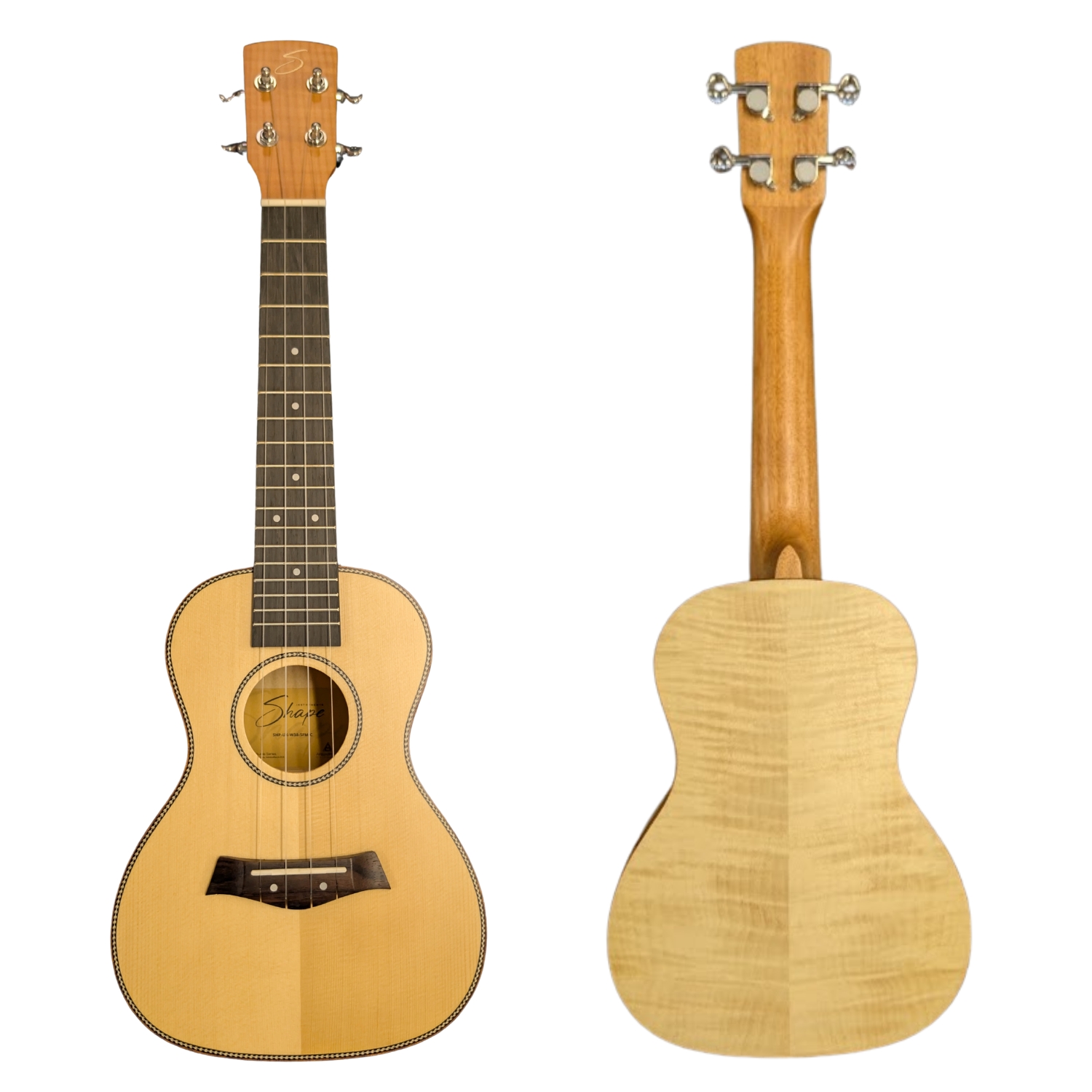 Shape Konzertukulele W38, Spruce Flamed Maple