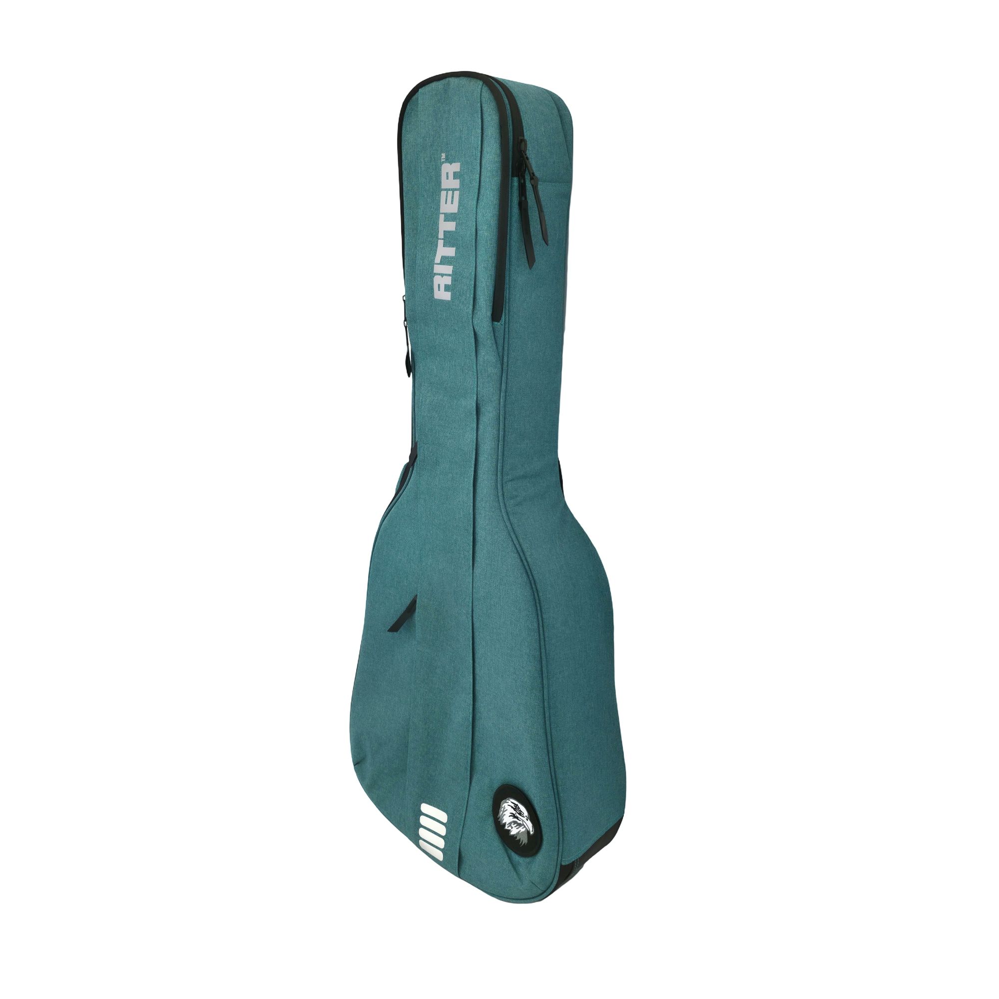 Ritter Gigbag Bern Classical 1/2 Guitar, Aqua Green