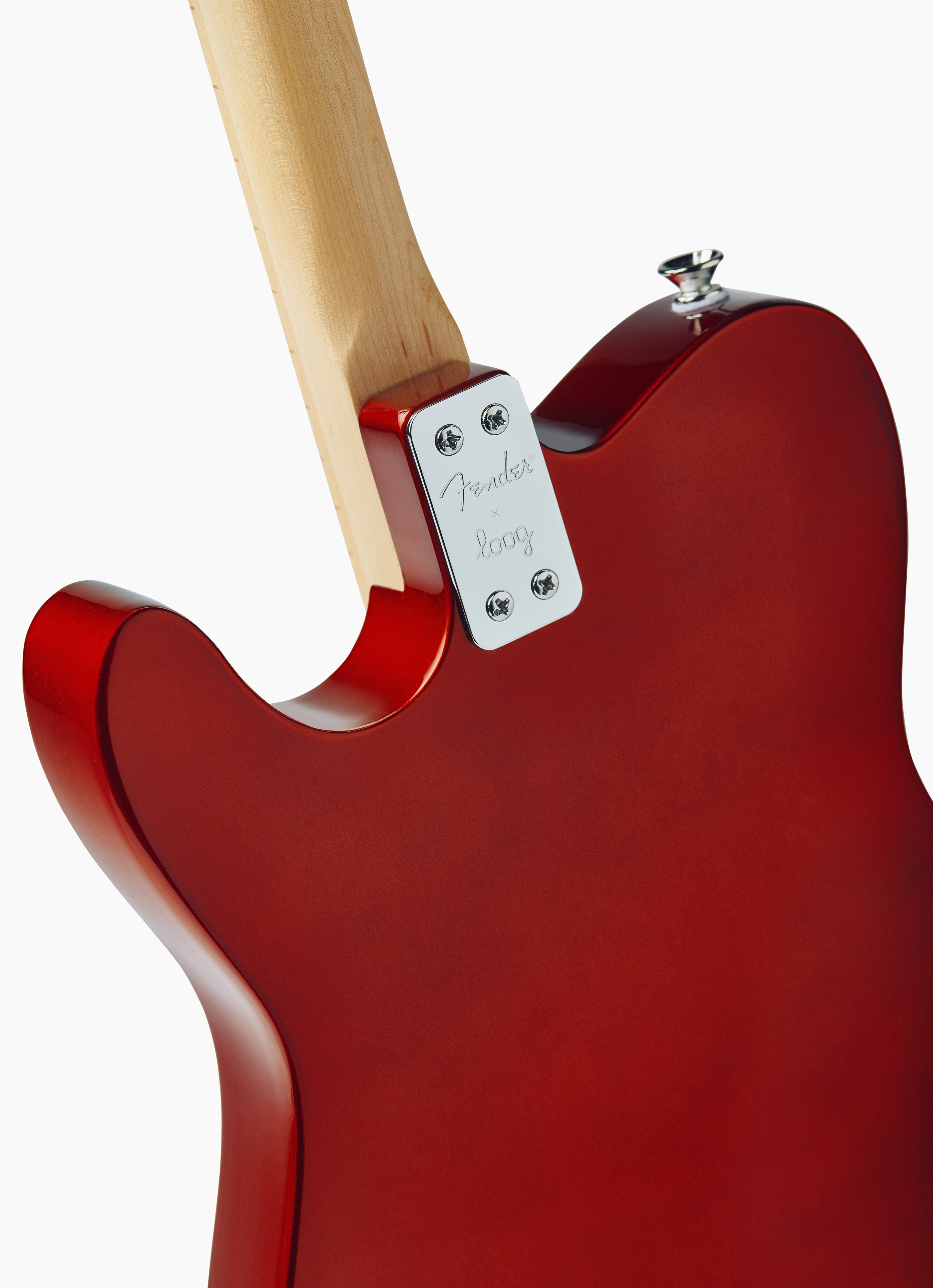 Fender X Loog Telecaster Electric Guitar, candy apple red