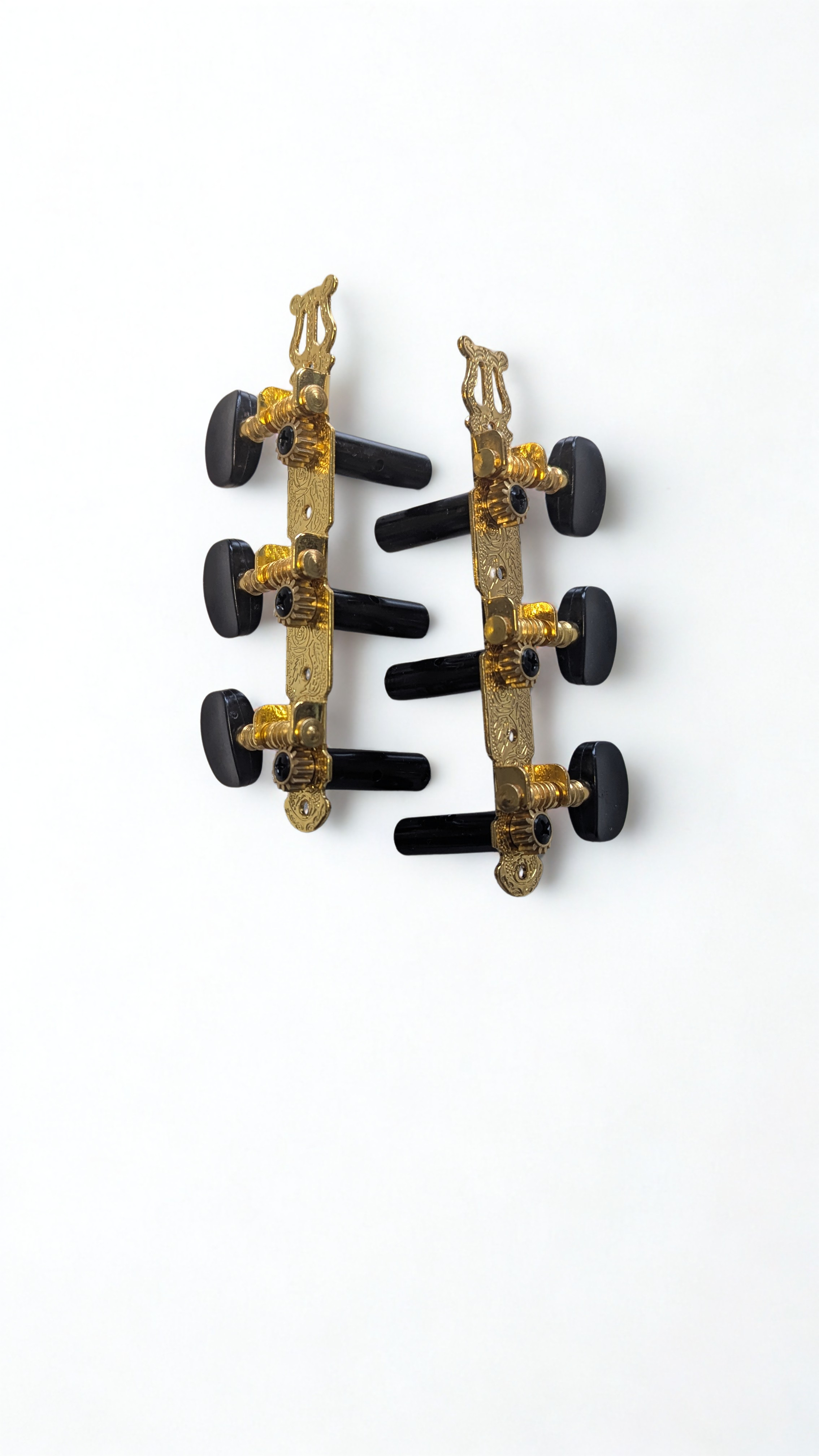 AG302 Stimmmechanik für Konzertgitarre Gold/Schwarz – Klassikgitarrenmechanik 3+3