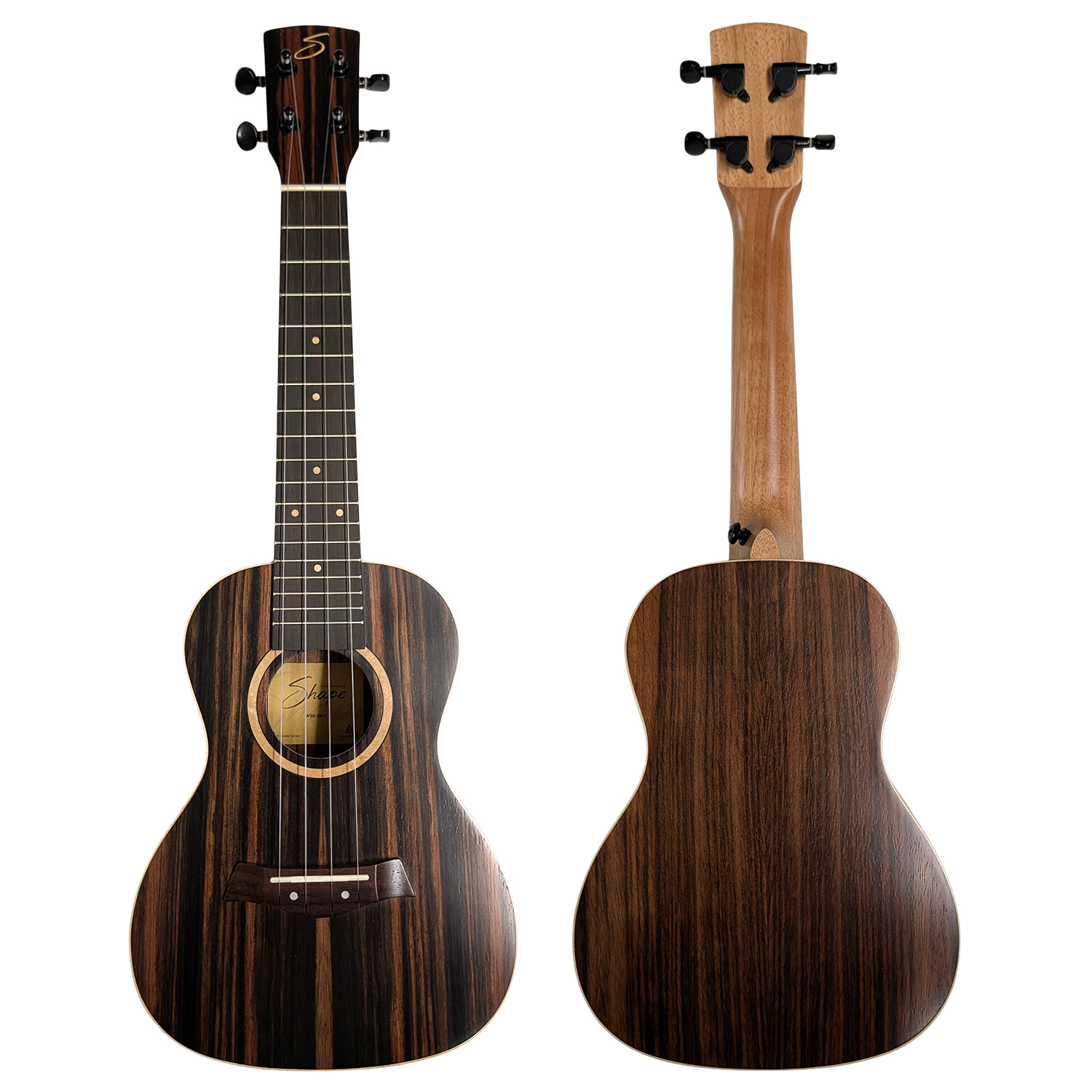 Shape Ukulele Konzert Ebony, W38  