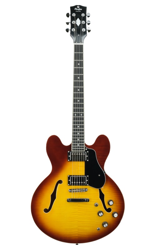 Prodipe Guitars Hollow Body HB85, sunburst 2T