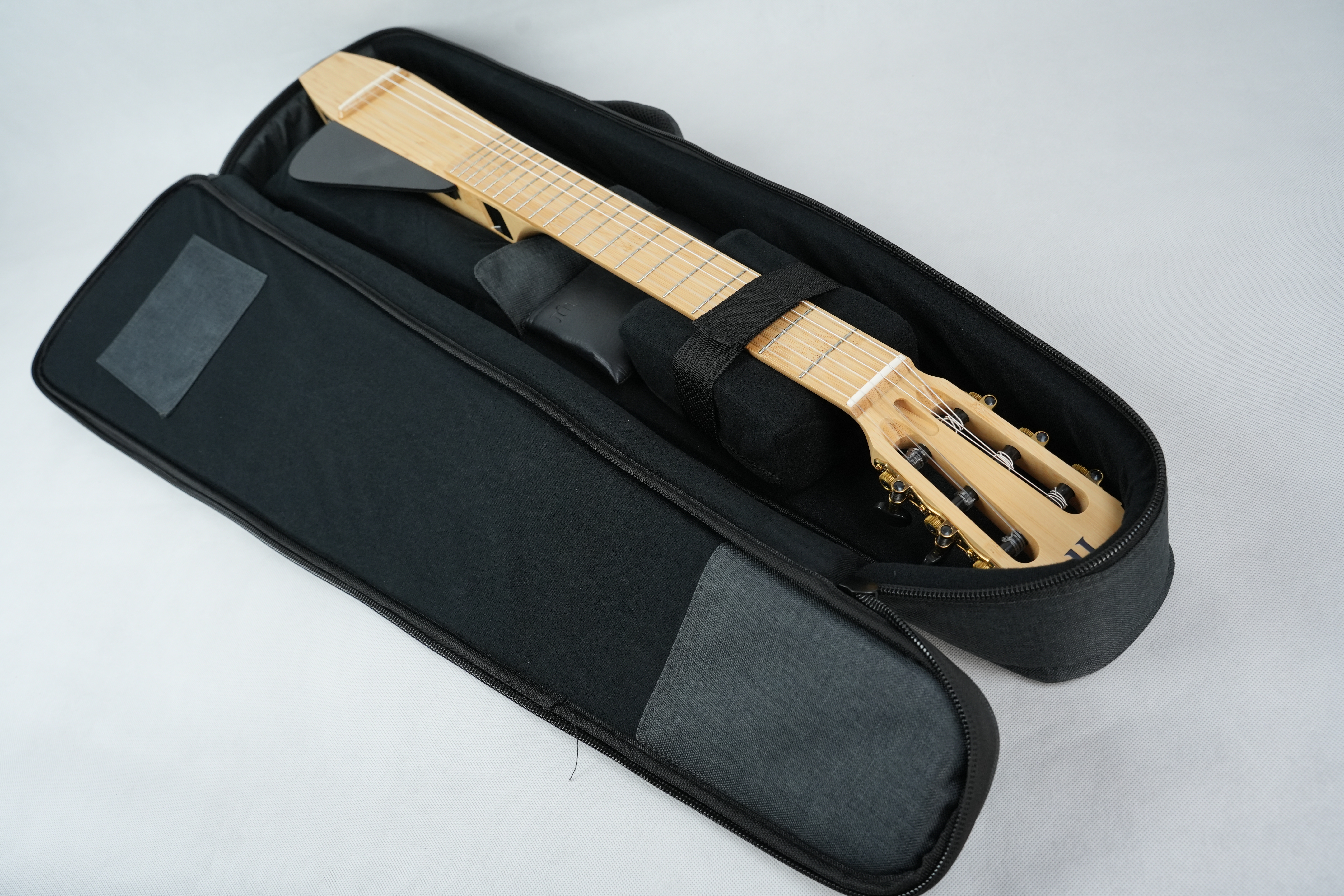 NBSG Steel Smart/Silent Guitar - Bamboo Black