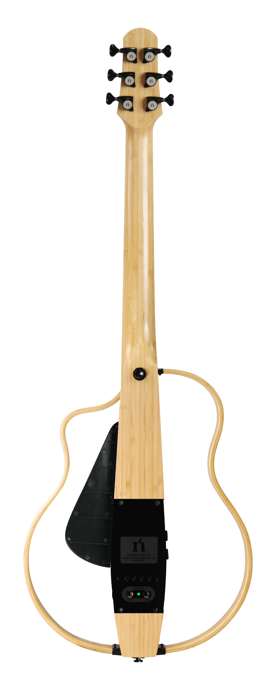 NBSG Steel Smart/Silent Guitar - Bamboo