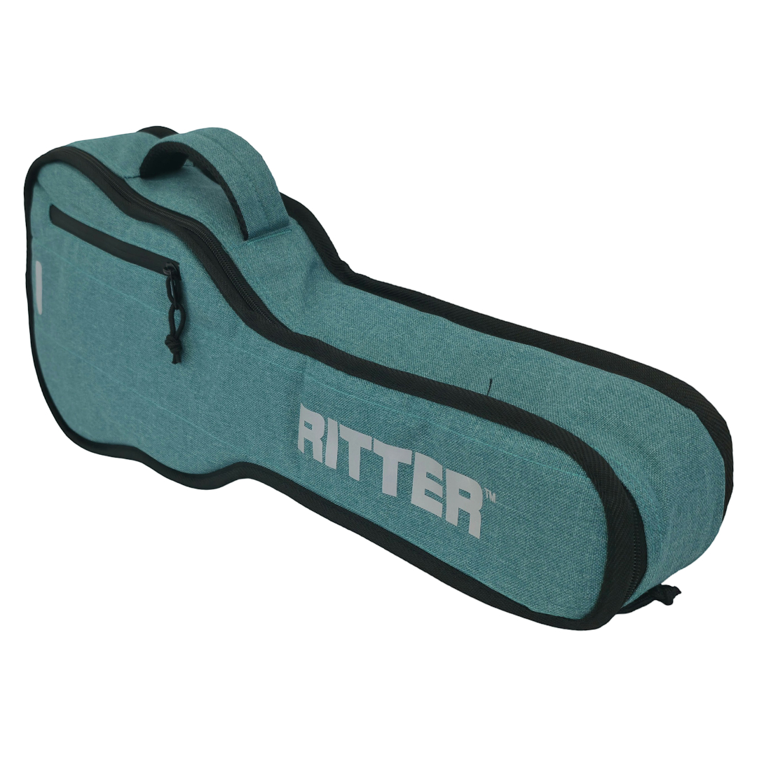 Ritter Gigbag Evilard  Soprano Ukulele, Aqua Green