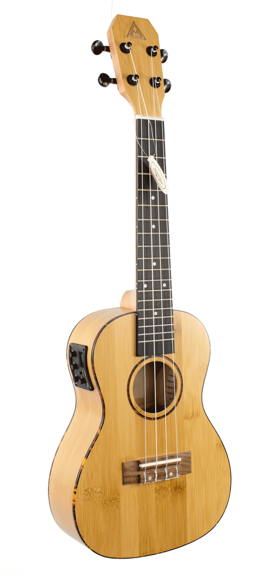 Around Music Instruments Bamboo Concert Ukulele - EQ