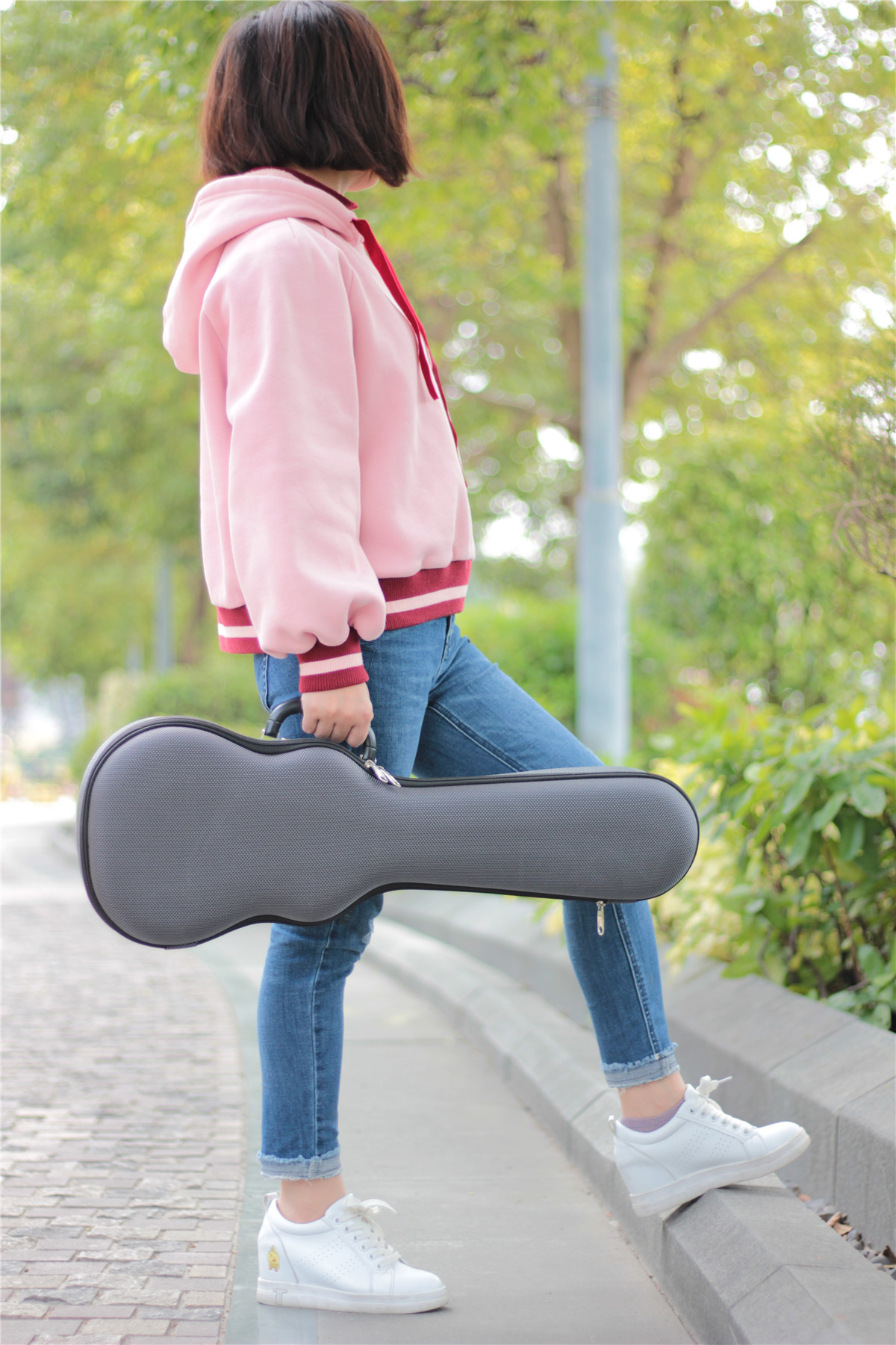 Softcase Tenorukulele, rot