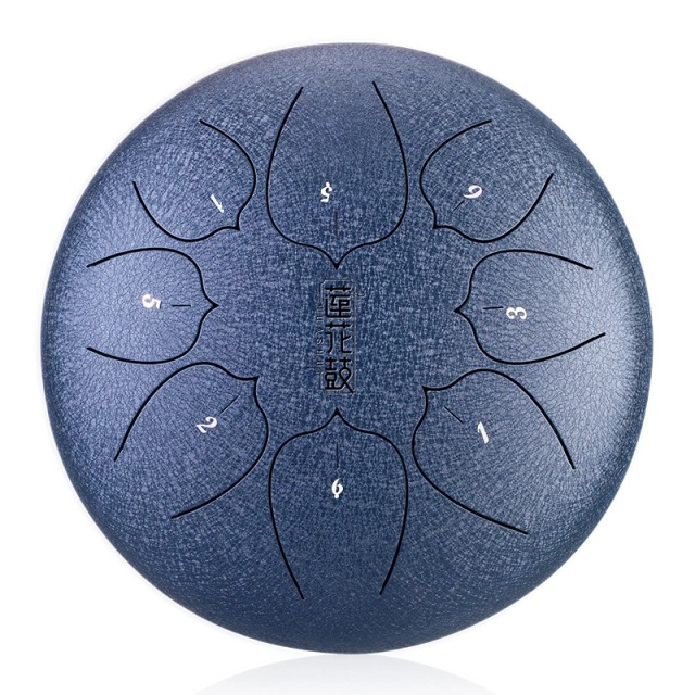 U-Turn Steel Tongue Drum 8" 8 Töne - midnight blue