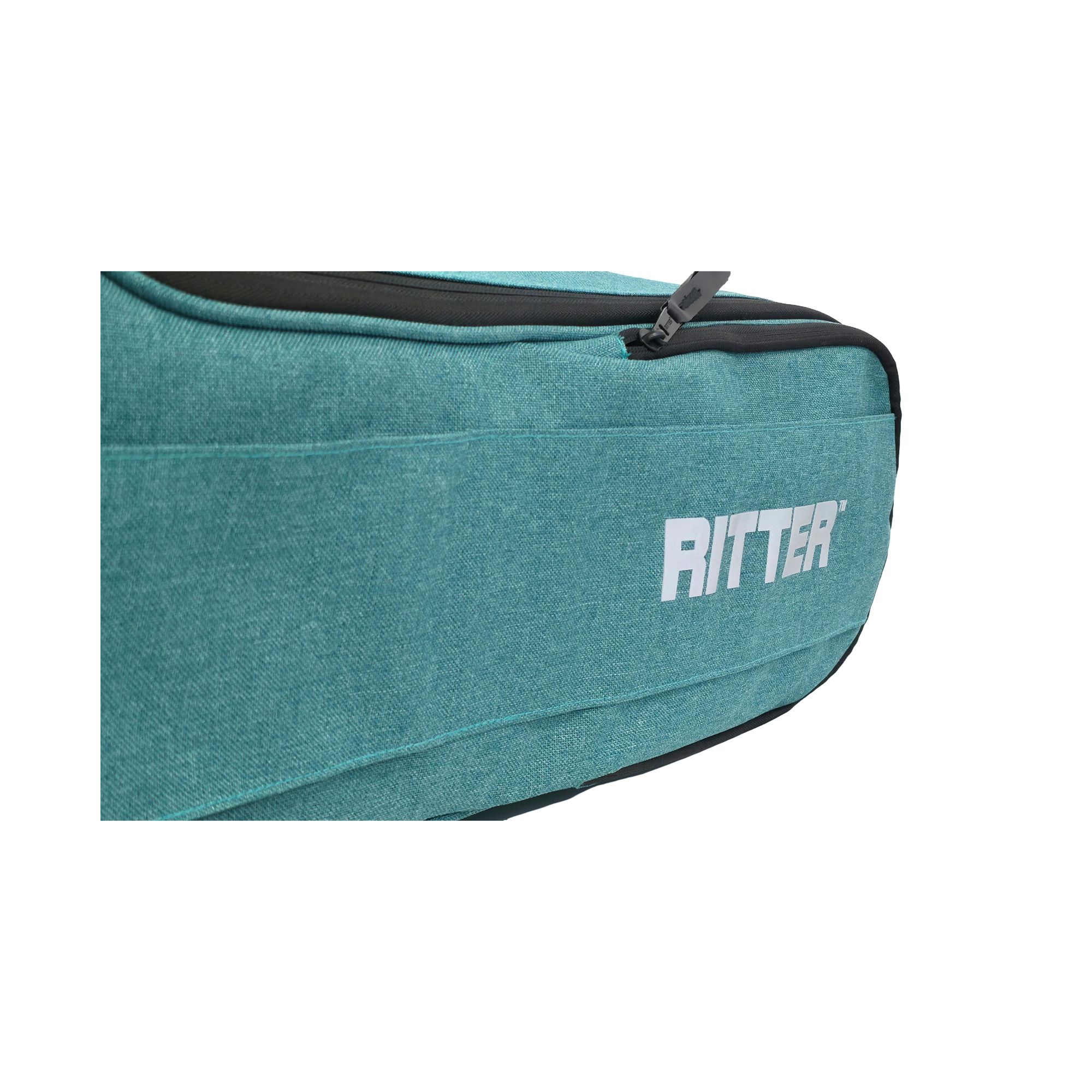 Ritter Gigbag Bern Classical 1/2 Guitar, Aqua Green