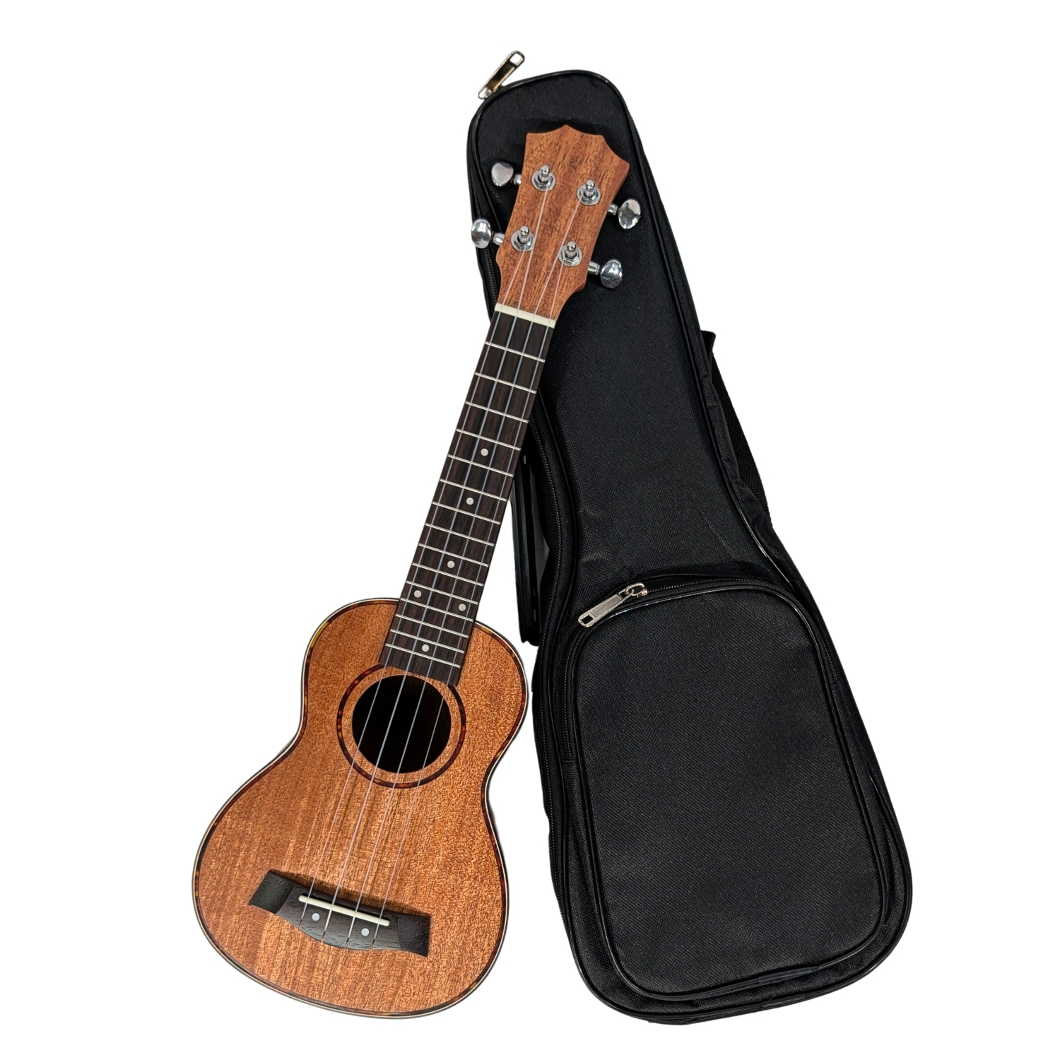 NoName Ukulele Mahagoni UK-MMTT Sopran mit Tasche