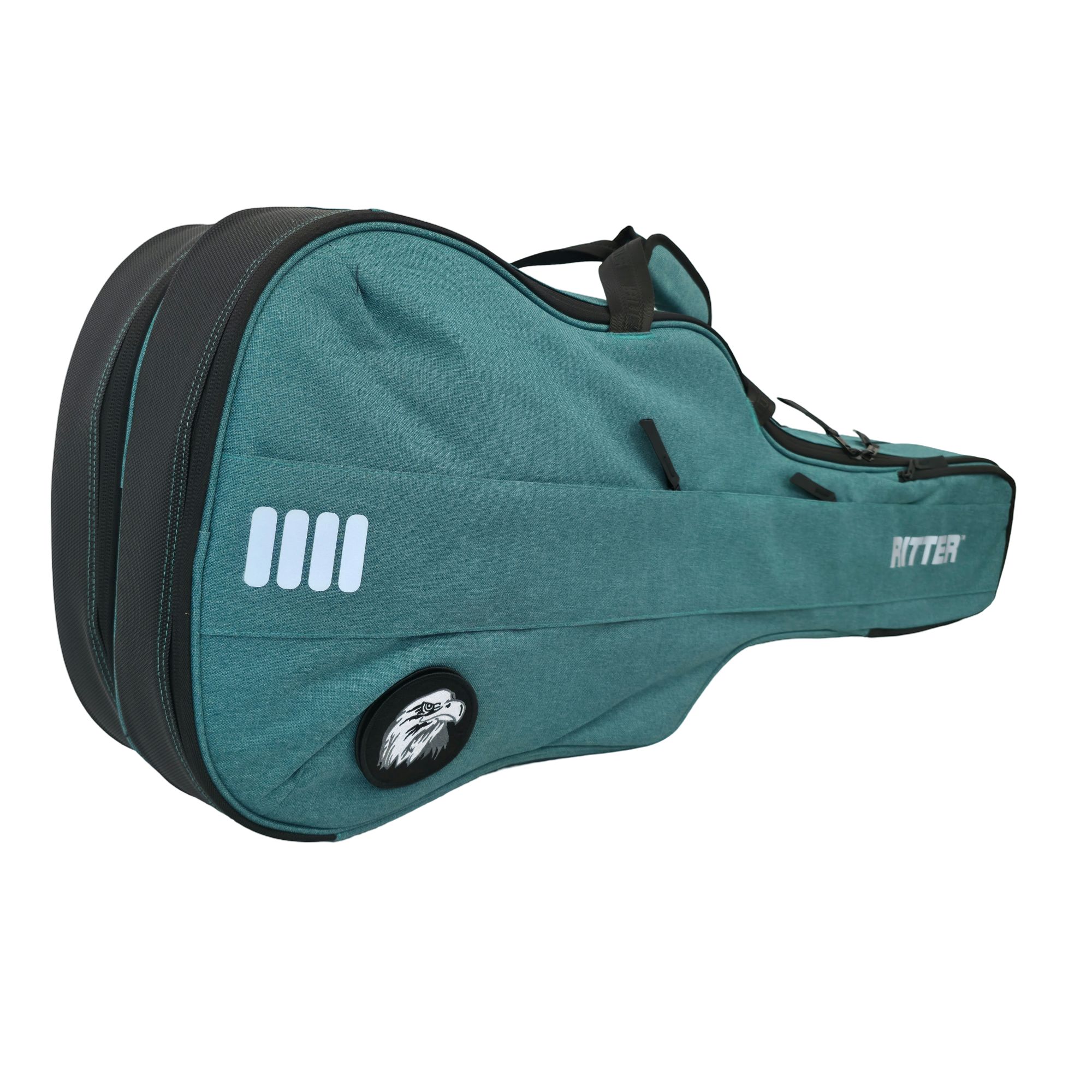 Ritter Gigbag Bern Double Electric Guitar, Aqual Green